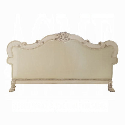 ACME Furniture - Dresden Sofa w/4 Pillows - Synthetic Leather & Bone White - LV01688 view 4