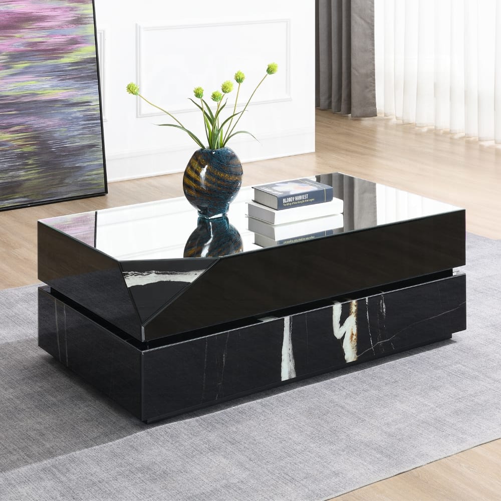 ACME Furniture - Drisana Coffee Table - Black Mirrored Finish - LV03865 view 4