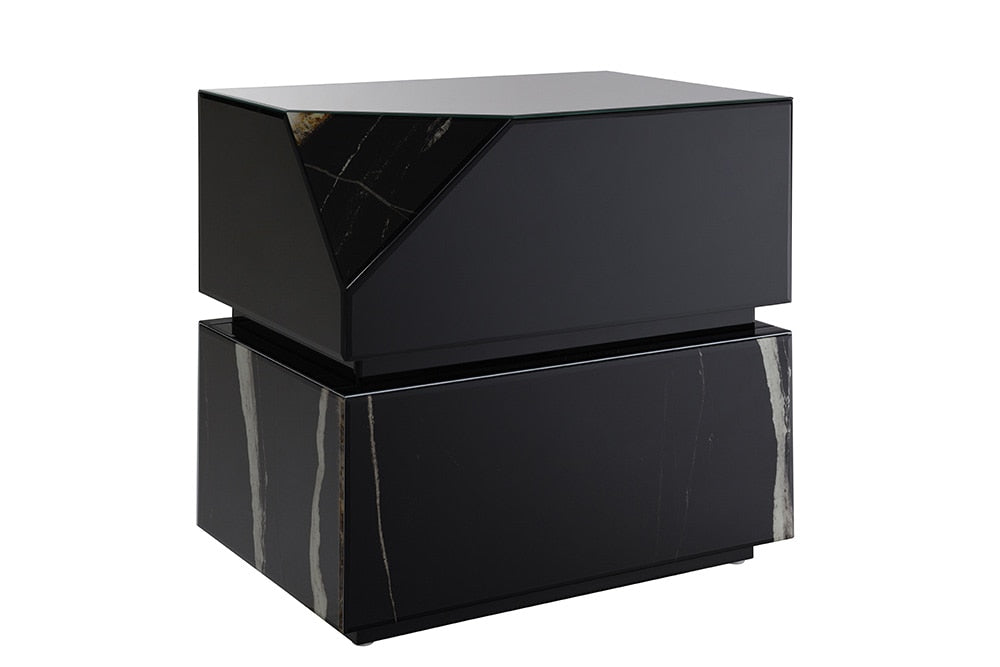 ACME Furniture - Drisana End Table - Black Mirrored Finish - LV03866 view 1