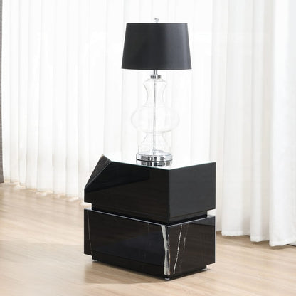 ACME Furniture - Drisana End Table - Black Mirrored Finish - LV03866 view 4