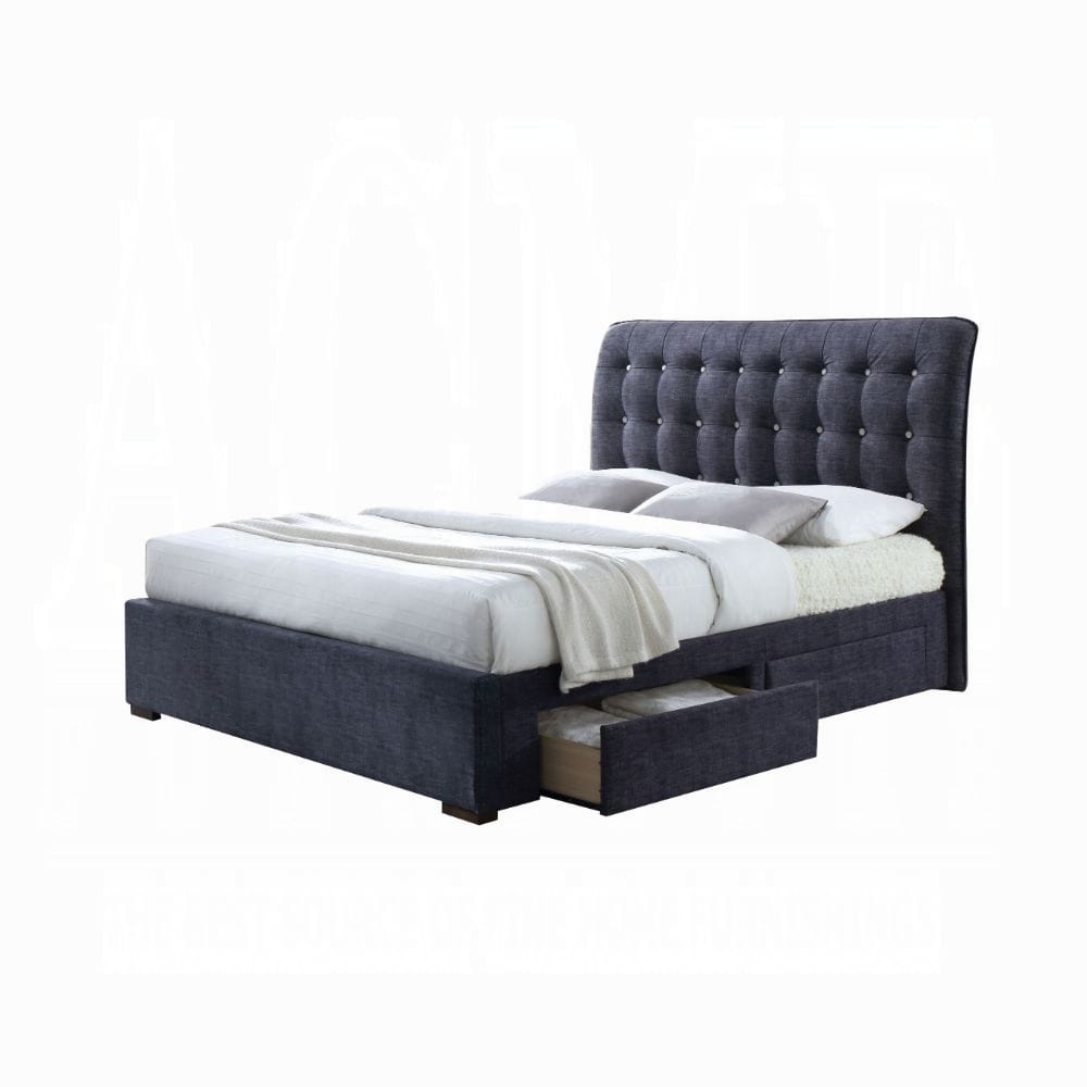 ACME Furniture - Drorit Eastern King Bed w/Storage - 25677EK - CLOSEOUT view 1