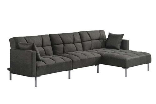 ACME Furniture - Duzzy Reversible Adjustable Sectional Sofa w/2 Pillows - 50485 veiw 1