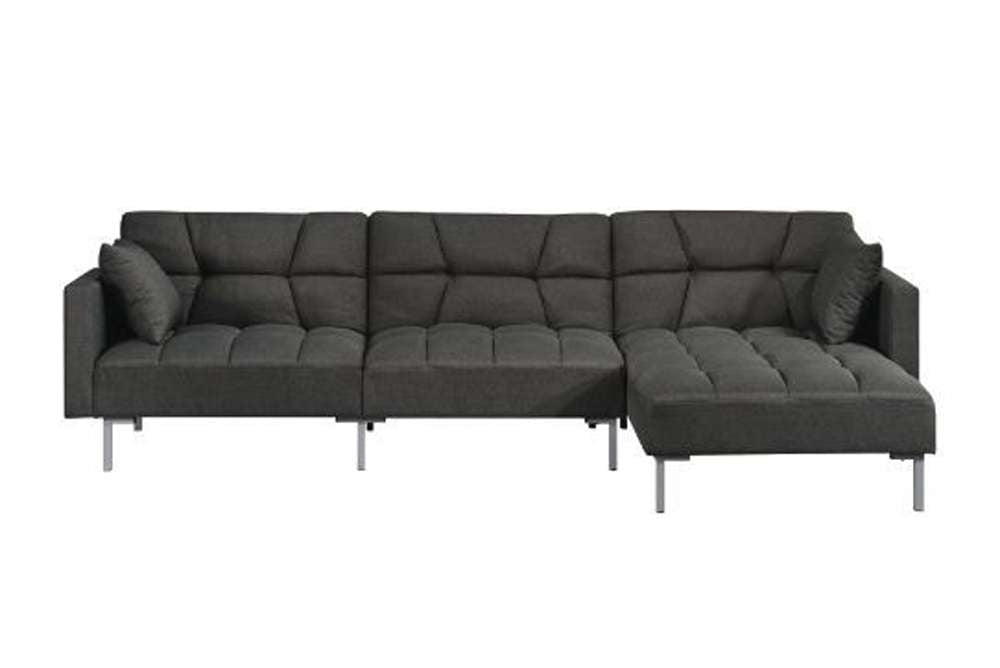 ACME Furniture - Duzzy Reversible Adjustable Sectional Sofa w/2 Pillows - 50485 veiw 3