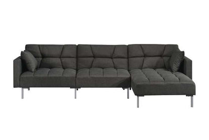 ACME Furniture - Duzzy Reversible Adjustable Sectional Sofa w/2 Pillows - 50485 veiw 3