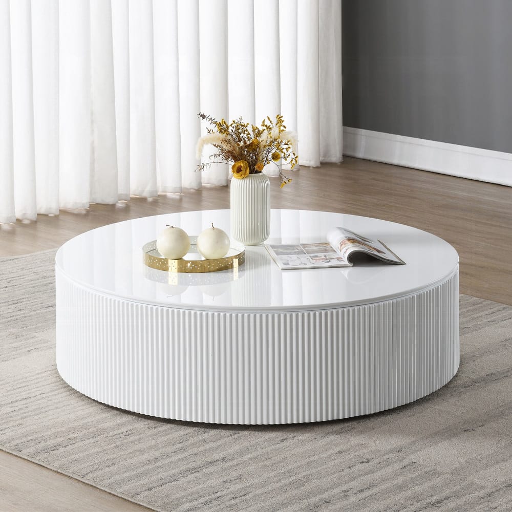 ACME Furniture - Dyllan - Coffee Table - White High Gloss  - LV03135 view 2