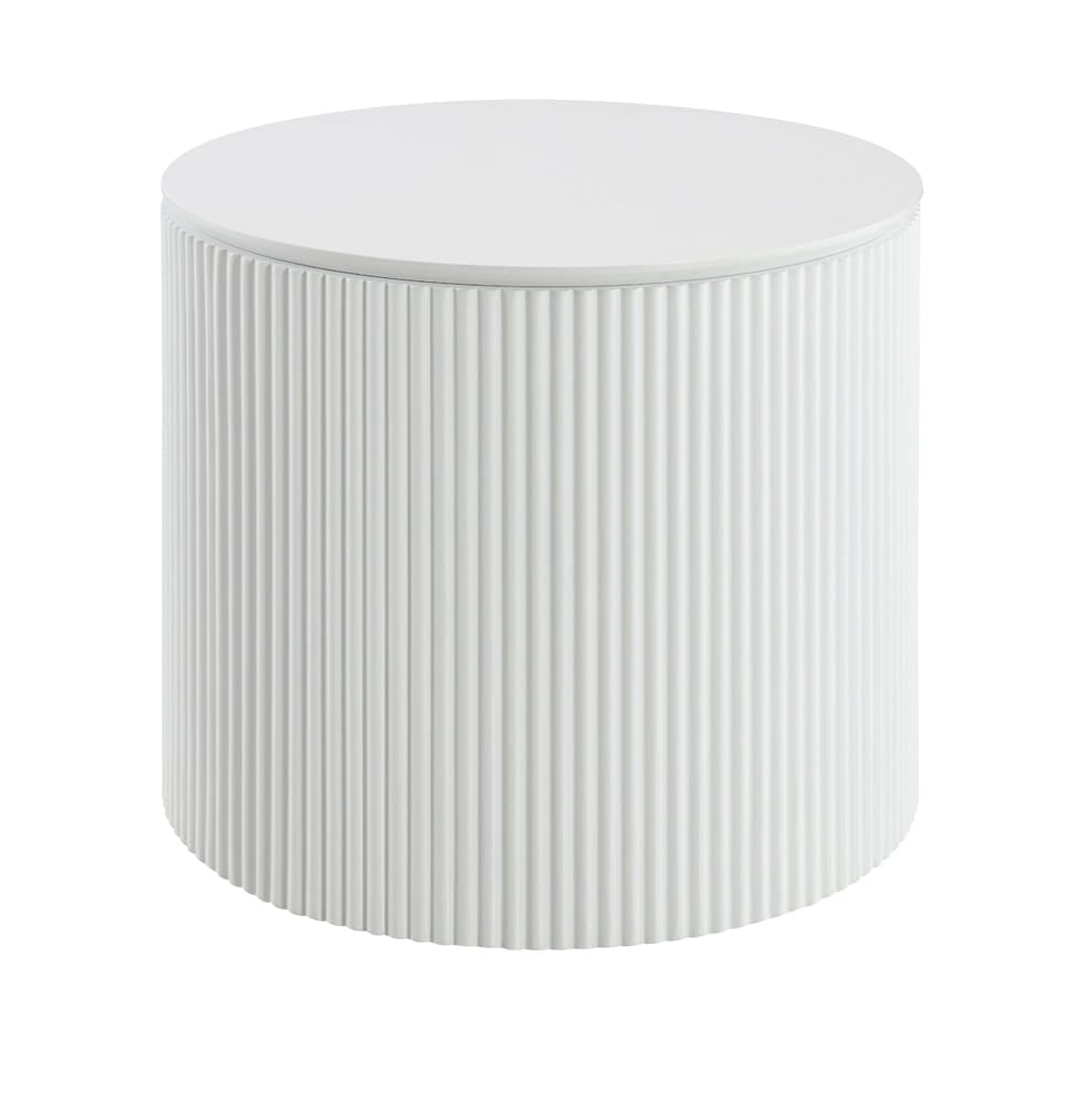 ACME Furniture - Dyllan - End Table - White High Gloss  - LV03136 view 1