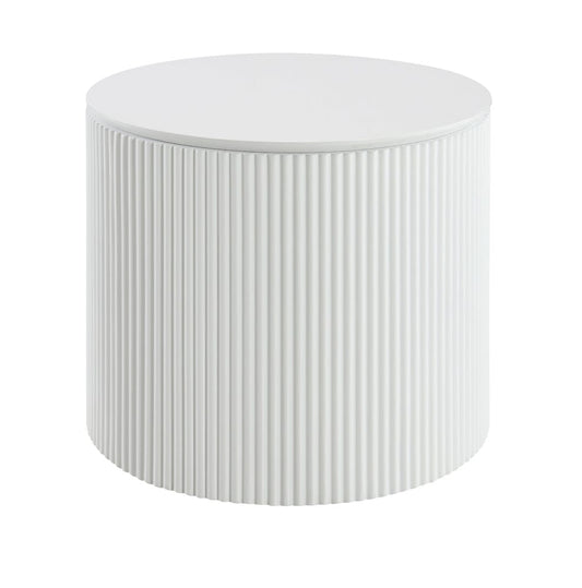 ACME Furniture - Dyllan - End Table - White High Gloss  - LV03136 view 1