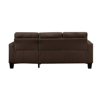 ACME Furniture - Earsom - Reversible Sofa & Ottoman - Brown Linen - 56655 view 4