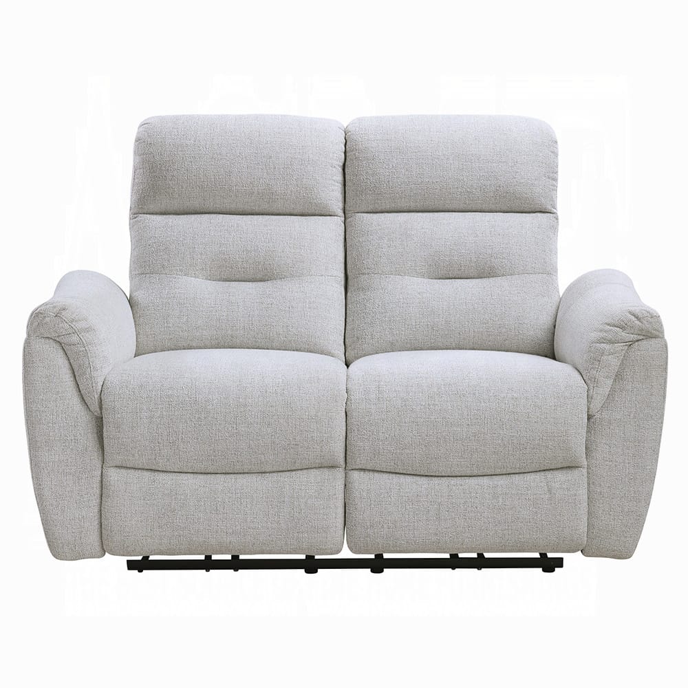 ACME Furniture - Eastre - Power Motion Loveseat  w/USB Port  - Gray Chenille - LV03586 view 2