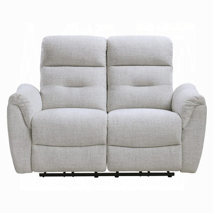 ACME Furniture - Eastre - Power Motion Loveseat  w/USB Port  - Gray Chenille - LV03586 view 2