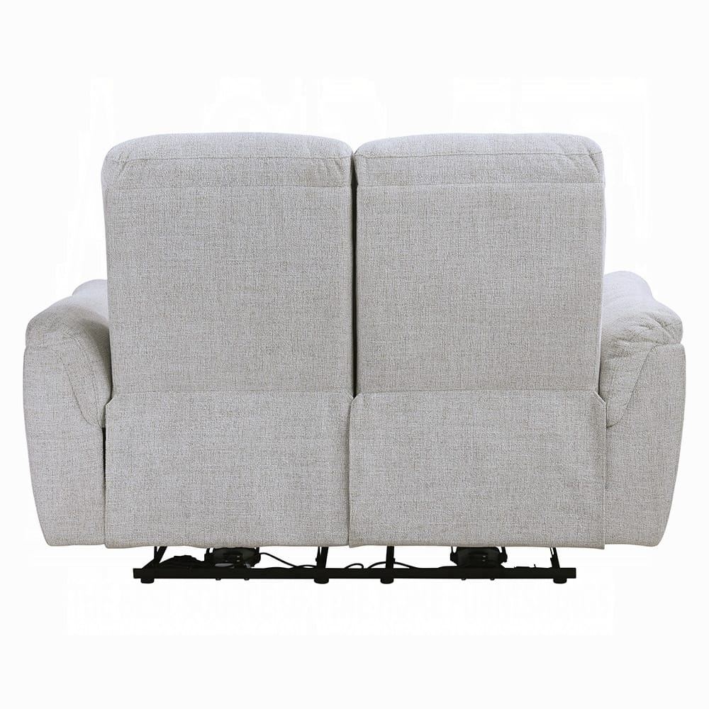 ACME Furniture - Eastre - Power Motion Loveseat  w/USB Port  - Gray Chenille - LV03586 view 3