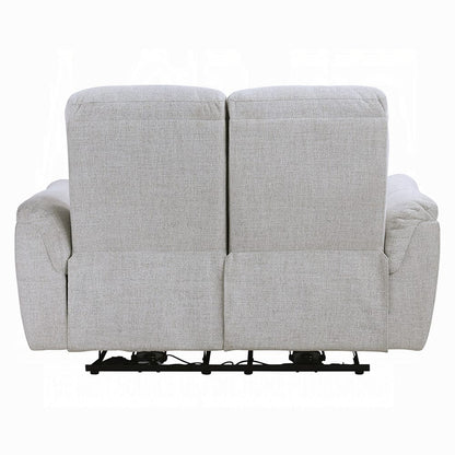 ACME Furniture - Eastre - Power Motion Loveseat  w/USB Port  - Gray Chenille - LV03586 view 3