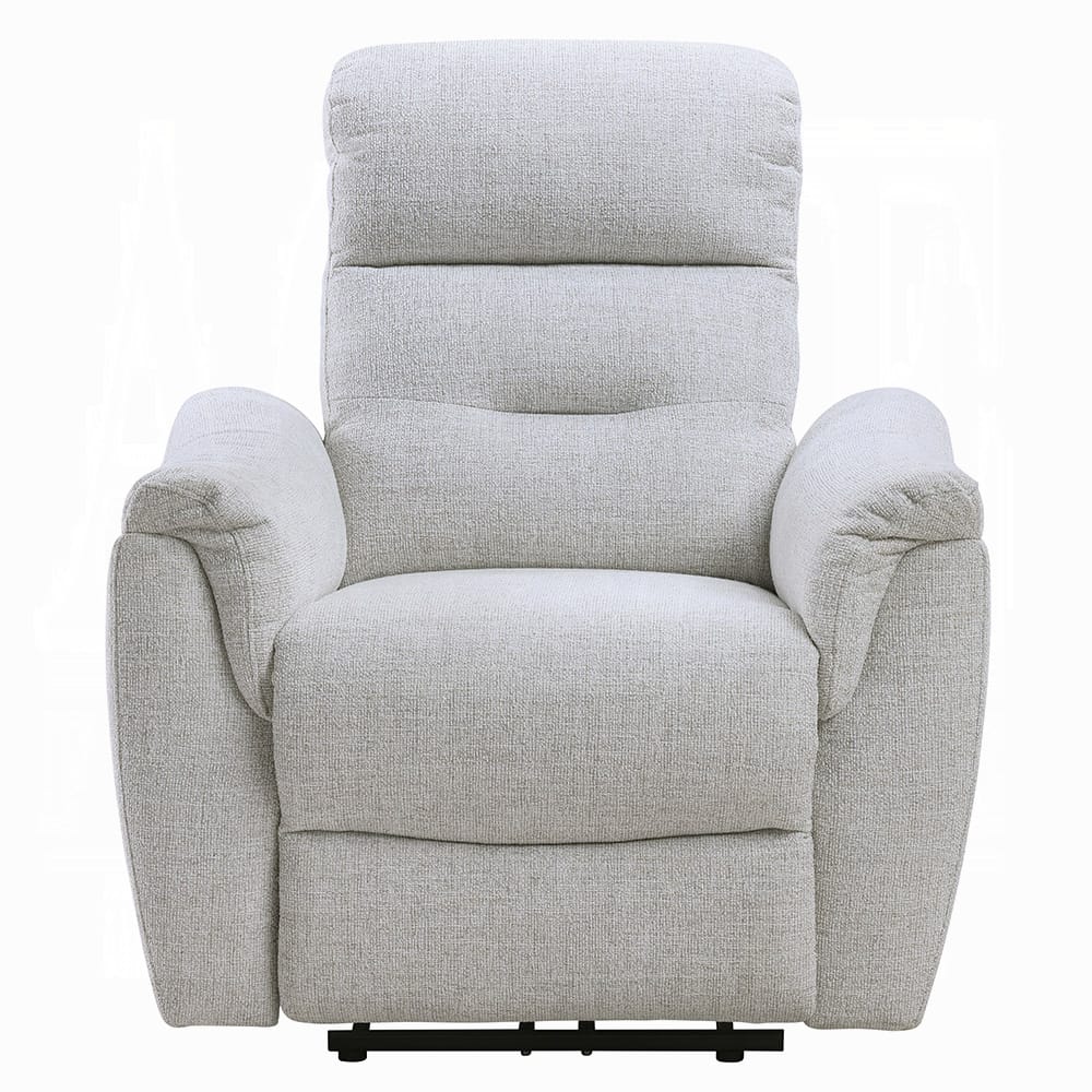 ACME Furniture - Eastre - Power Motion Recliner  w/USB Port  - Gray Chenille - LV03587 view 2