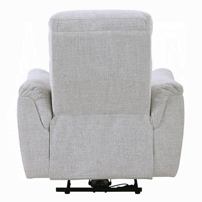ACME Furniture - Eastre - Power Motion Recliner  w/USB Port  - Gray Chenille - LV03587 view 4