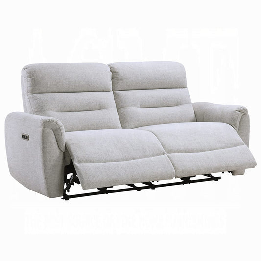 ACME Furniture - Eastre - Power Motion Sofa  w/USB Port  - Gray Chenille - LV03585 view 1