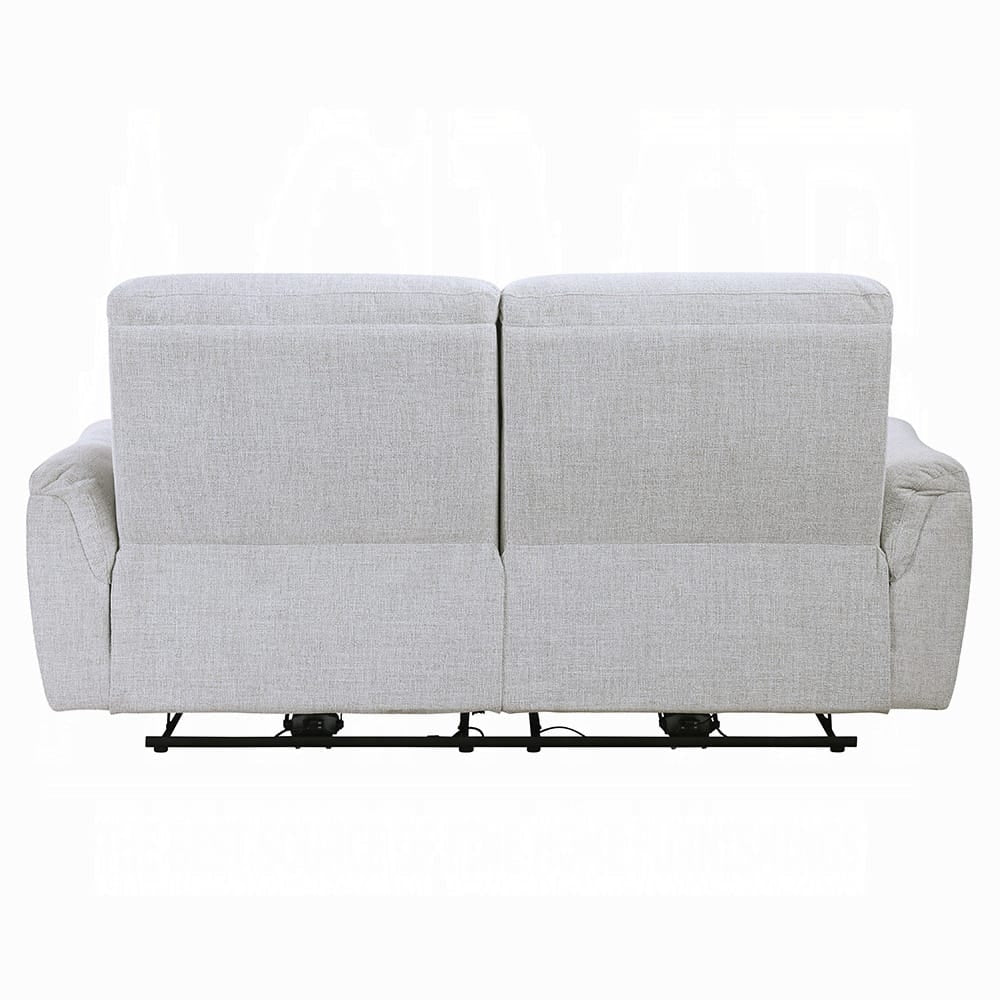 ACME Furniture - Eastre - Power Motion Sofa  w/USB Port  - Gray Chenille - LV03585 view 3