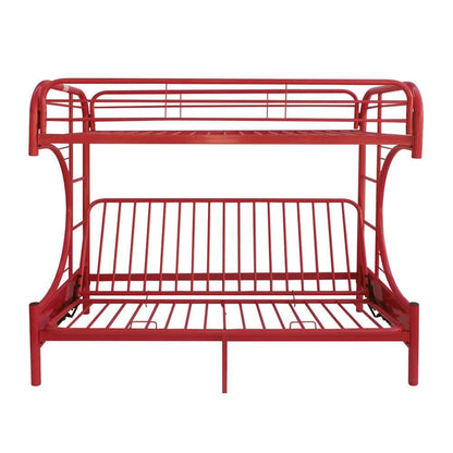 ACME Furniture - Eclipse - Futon Bunk Bed (T/F) - Red - 02091W-RD view 2