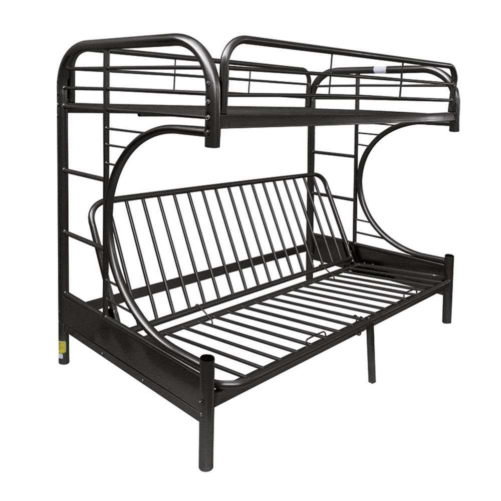 ACME Furniture - Eclipse Twin/Full/Futon Bunk Bed - 02091W-BK veiw 1