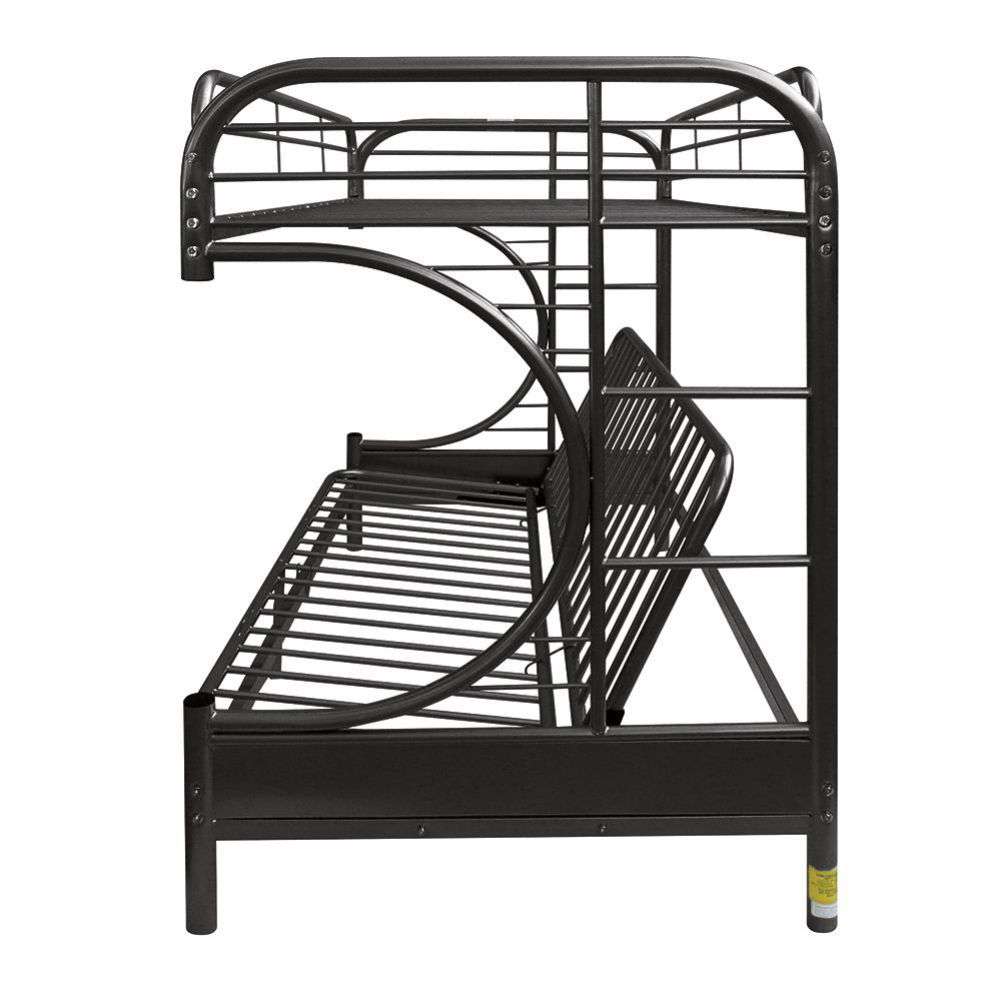ACME Furniture - Eclipse Twin/Full/Futon Bunk Bed - 02091W-BK veiw 3