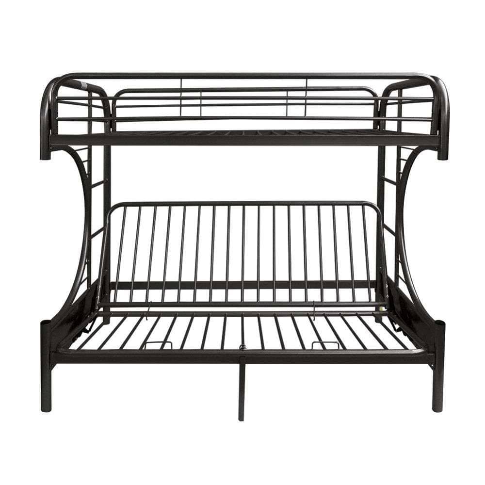 ACME Furniture - Eclipse Twin XL/Queen/Futon Bunk Bed - 02093BK veiw 2