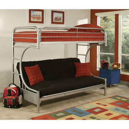 ACME Furniture - Eclipse Twin XL/Queen/Futon Bunk Bed - 02093SI veiw 4