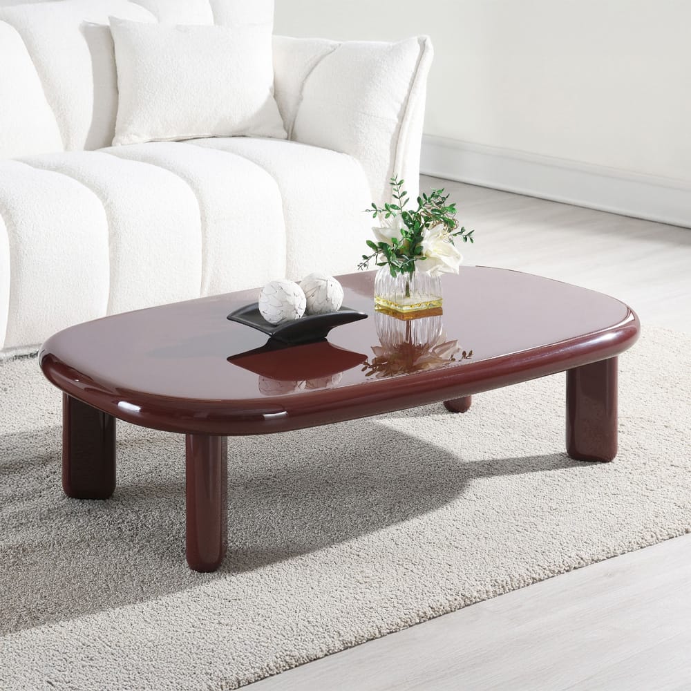 ACME Furniture - Eddie - Coffee Table - Red High Gloss  - LV03955 view 4