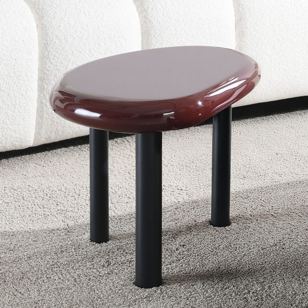 ACME Furniture - Eddie - End Table - Red High Gloss  - LV03956 view 3