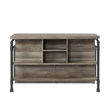 ACME Furniture - Edina Kitchen Island - Antique Oak & Sandy Gray - DN01935 veiw 3