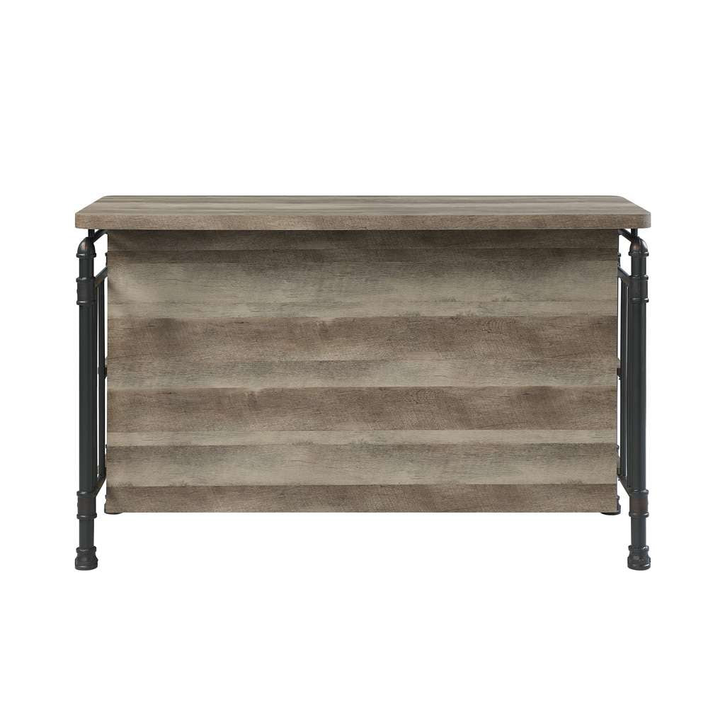 ACME Furniture - Edina Kitchen Island - Antique Oak & Sandy Gray - DN01935 veiw 4