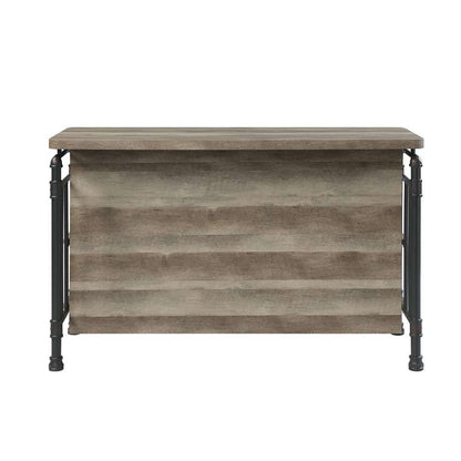 ACME Furniture - Edina Kitchen Island - Antique Oak & Sandy Gray - DN01935 veiw 4
