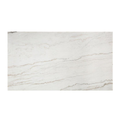 ACME Furniture - Edwyn Dining Table w/Marble Top - White Natural Marble Top & Brown Finish - DN03195 view 3