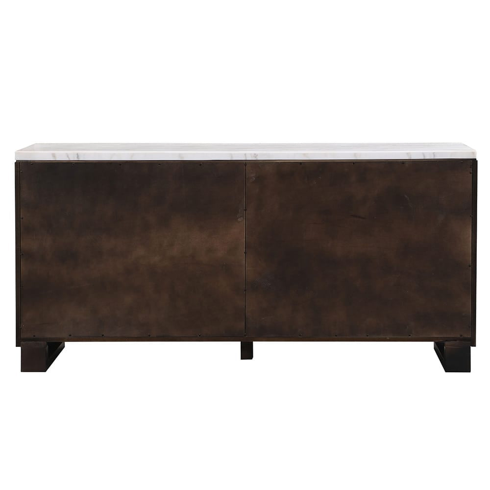 ACME Furniture - Edwyn - Server w/Natrual Marble Top - Natural Marble Top & Espresso  - DN03198 view 4