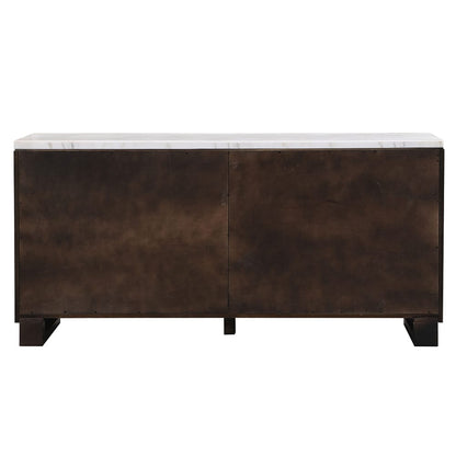 ACME Furniture - Edwyn - Server w/Natrual Marble Top - Natural Marble Top & Espresso  - DN03198 view 4