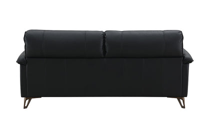 ACME Furniture - Eilene Loveseat - Black Top Grain Leather - LV03701 view 4