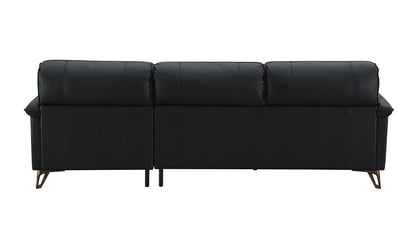 ACME Furniture - Eilene Sofa - Black Top Grain Leather - LV03700 view 4