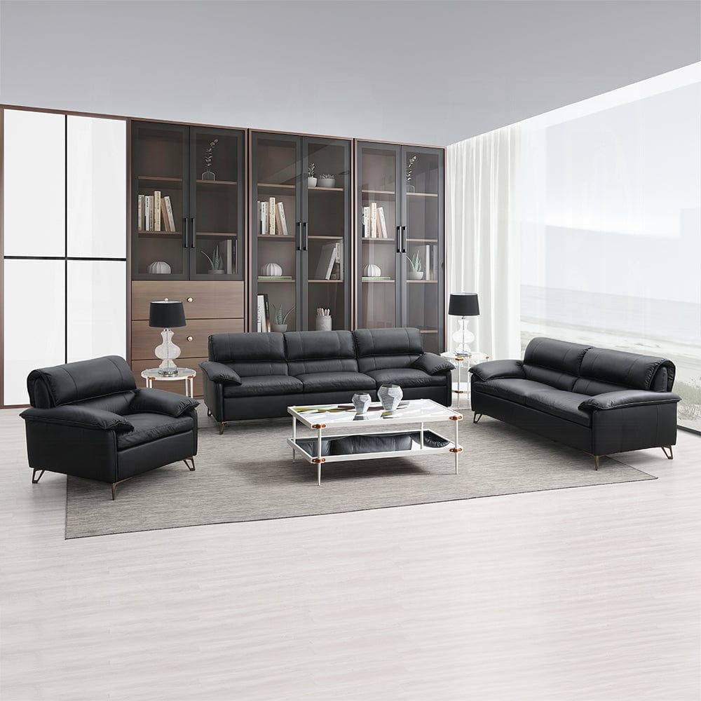 ACME Furniture - Eilene Sofa - Black Top Grain Leather - LV03700 view6 6
