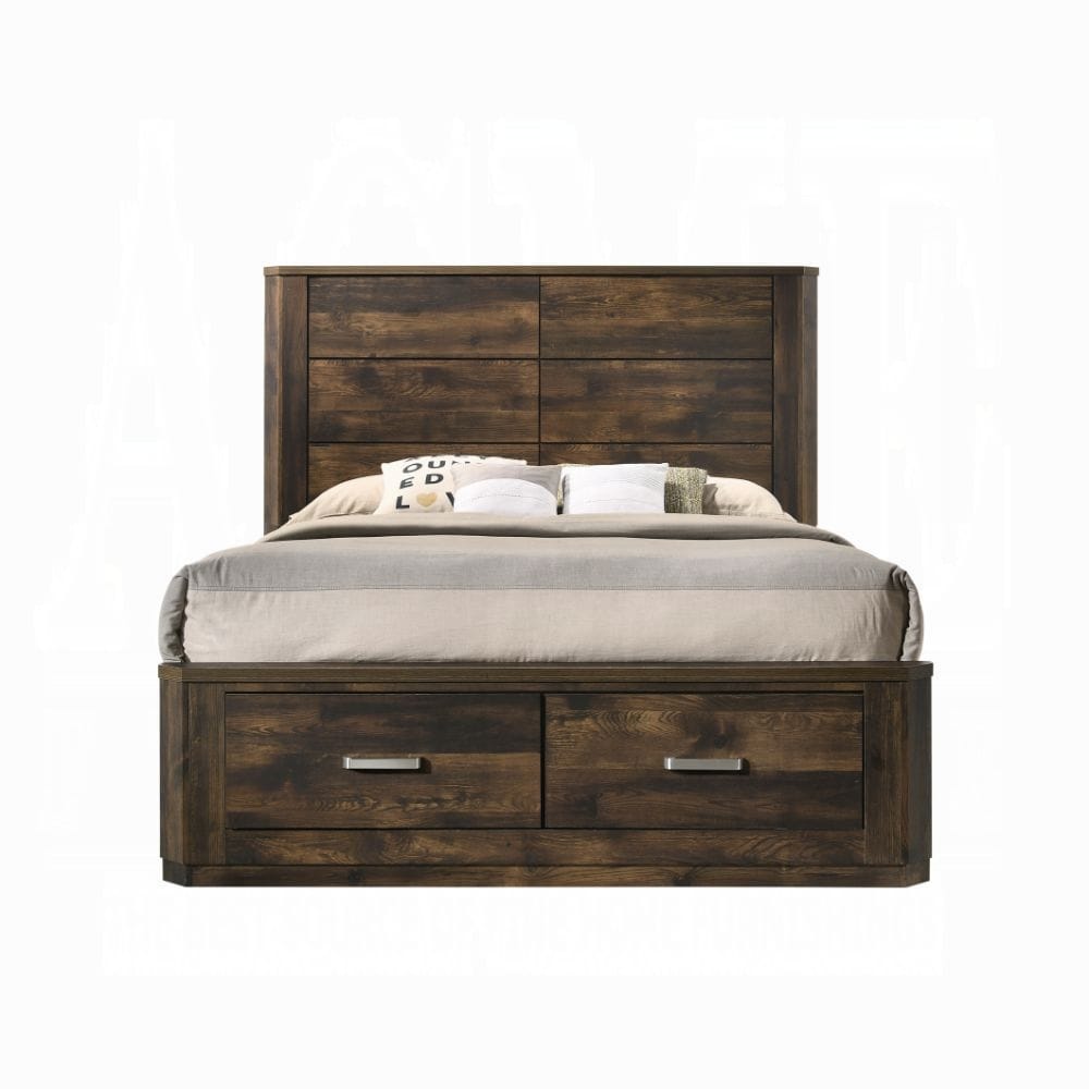 ACME Furniture - Elettra Queen Bed w/Storage - 24200Q view 2