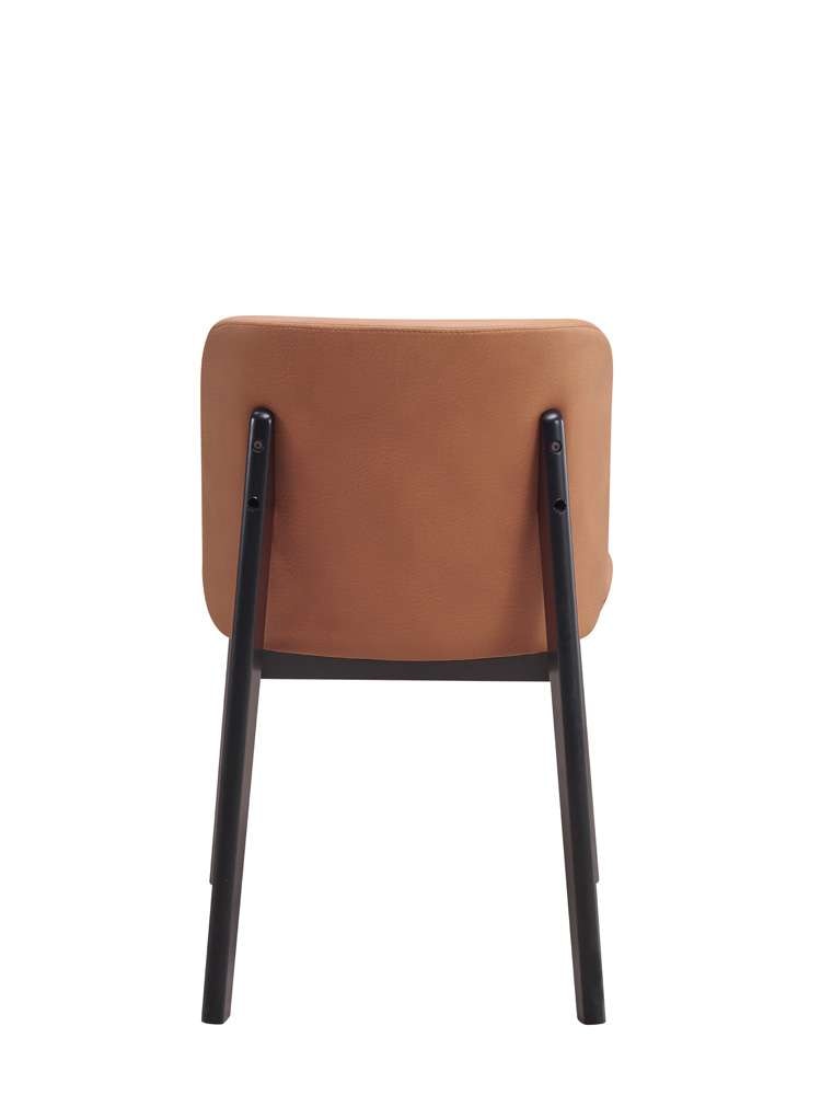 ACME Furniture - Eliora Side Chair (Set of 2) - Camel & Black - DN02367 view 4