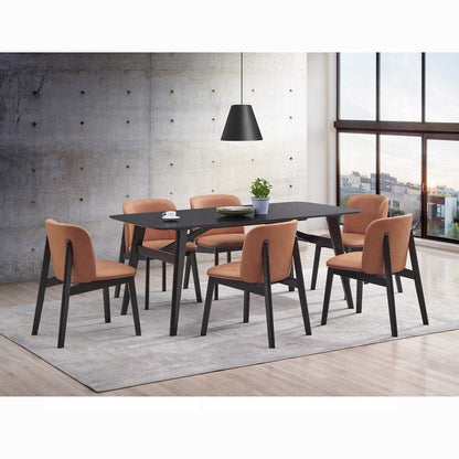 ACME Furniture - Eliora Side Chair (Set of 2) - Camel & Black - DN02367 view 5