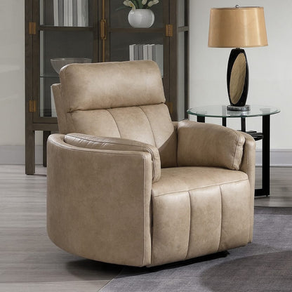 ACME Furniture - Elison - Motion Glider Recliner w/Swivel - Dark Beige Polish Microfiber - LV05402 view 7