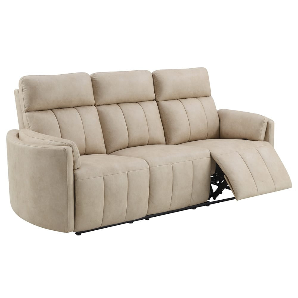 ACME Furniture - Elison - Motion Sofa - Dark Beige Polish Microfiber - LV05400 view 3