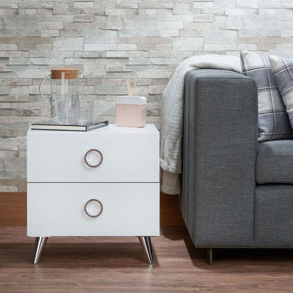 ACME Furniture - Elms - Accent Table - White - 97334 view 4