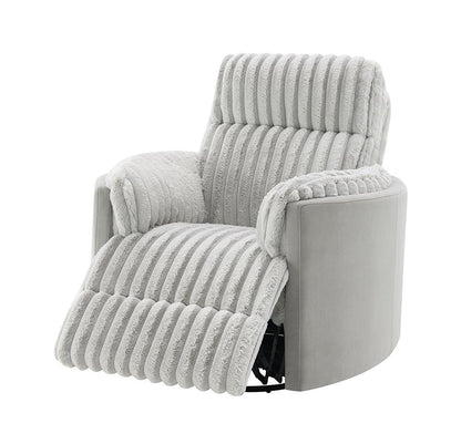 ACME Furniture - Emee Glider Recliner W/Swivel - Gray Corduroy - LV04640 view 3