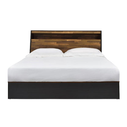 ACME Furniture - Eos - Queen Bed w/Storage - Walnut & Black Finish - BD00545Q view 2