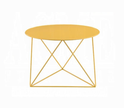 ACME Furniture - Epidia Accent Table - Yellow Finish - 97841 veiw 2