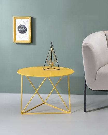 ACME Furniture - Epidia Accent Table - Yellow Finish - 97841 veiw 4