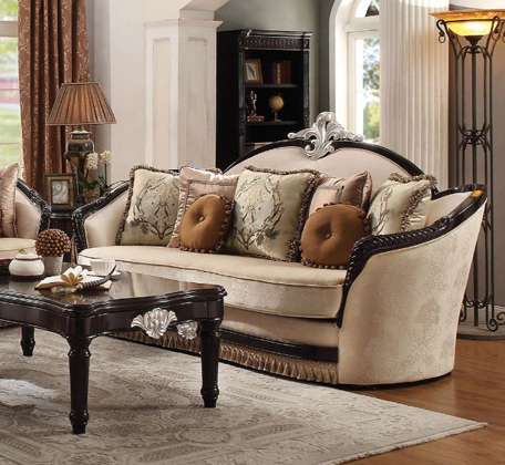 ACME Furniture - Ernestine Sofa (w/7 Pillows) - 52110 veiw 1