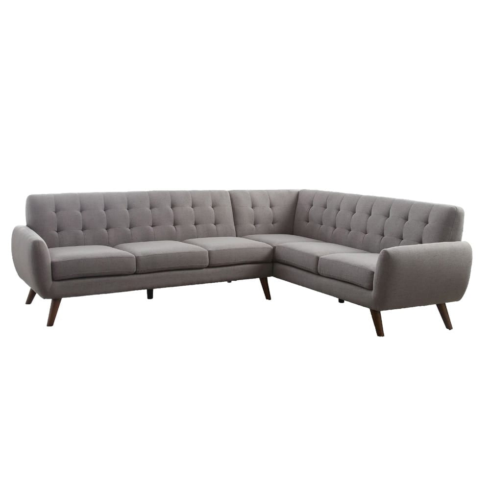 ACME Furniture - Essick - Sectional Sofa - Light Gray Linen - 52765 view 1