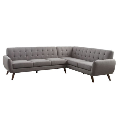ACME Furniture - Essick - Sectional Sofa - Light Gray Linen - 52765 view 1