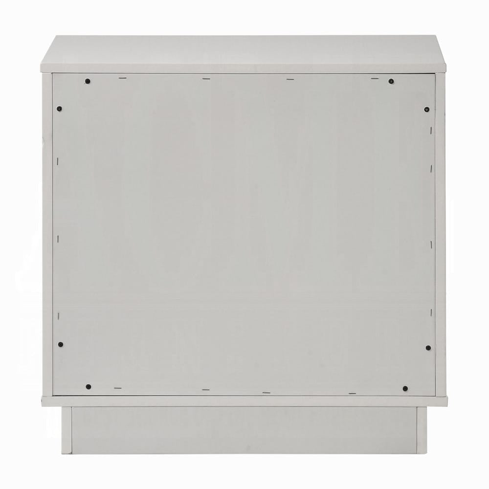 ACME Furniture - Esther - Nightstand -  White & Silver High Gloss - BD05883 view 5